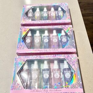 Bebe 5-Pc Shimmer Body Mist Collection Bundle | 3 Gift Sets | New